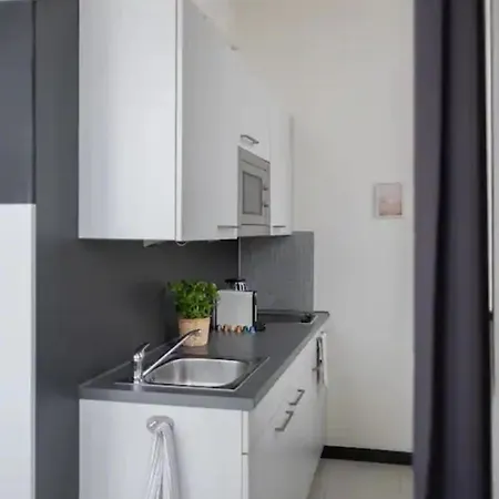 Zentral Parkplatz Kueche Fitnessraum Appartement Leipzig