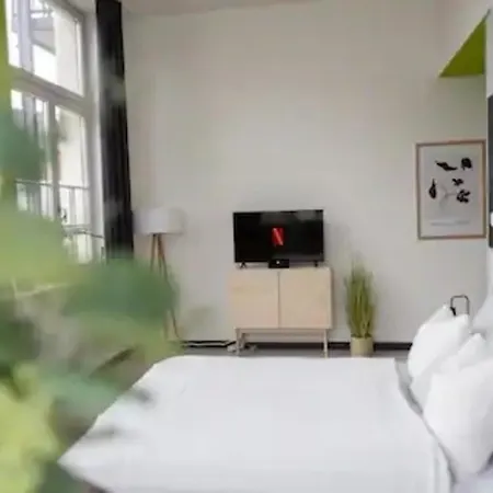 Zentral Parkplatz Kueche Fitnessraum Apartment